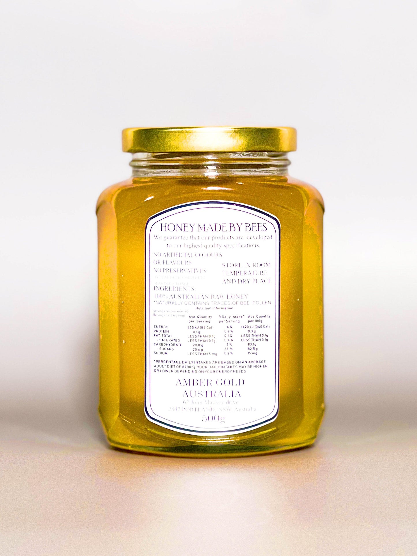Yellow Box - Amber Gold Honey